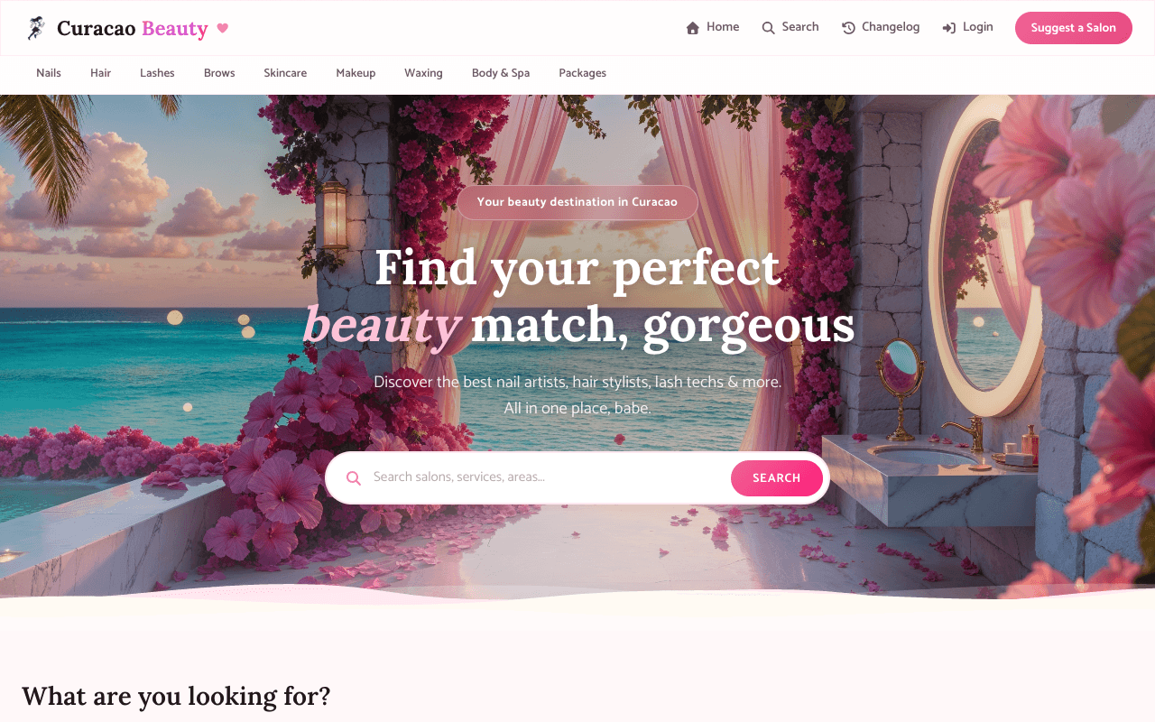 Screenshot of Curaçao Beauty