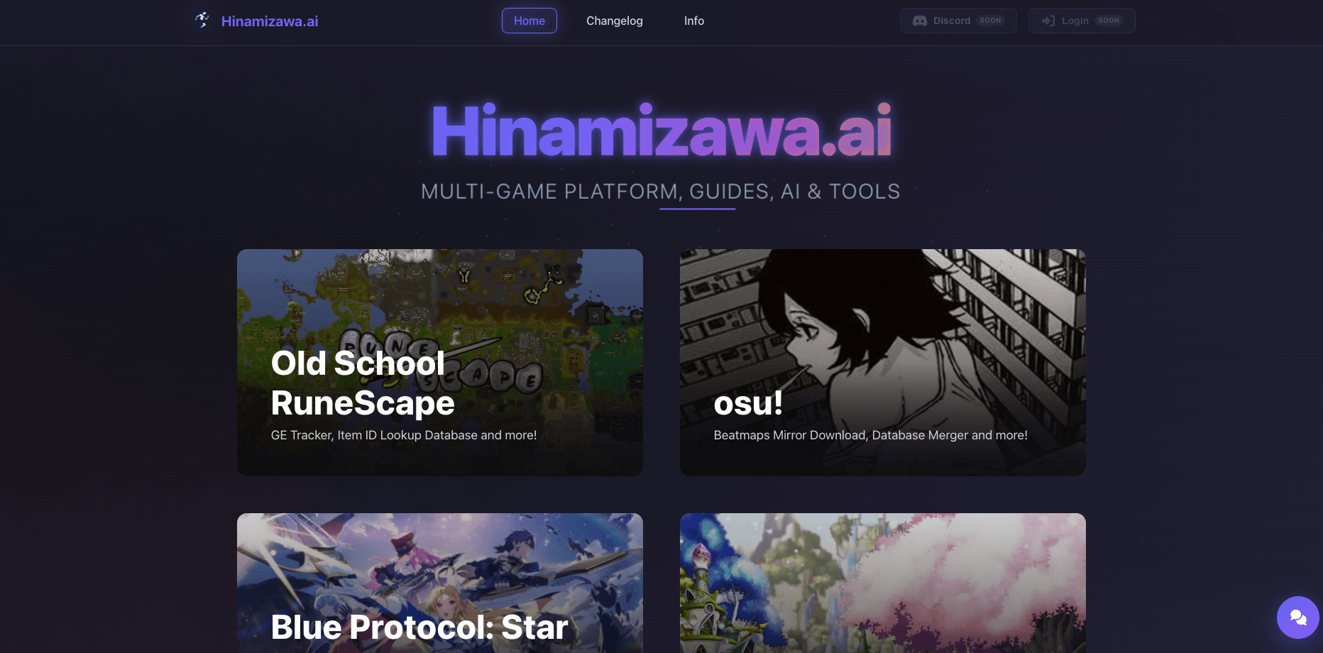 Screenshot of Hinamizawa.ai